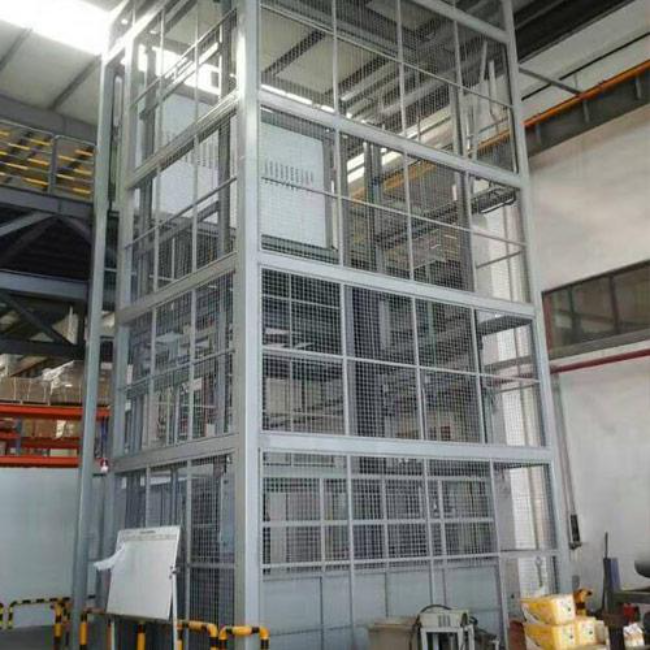长征镇导轨式升降平台货梯